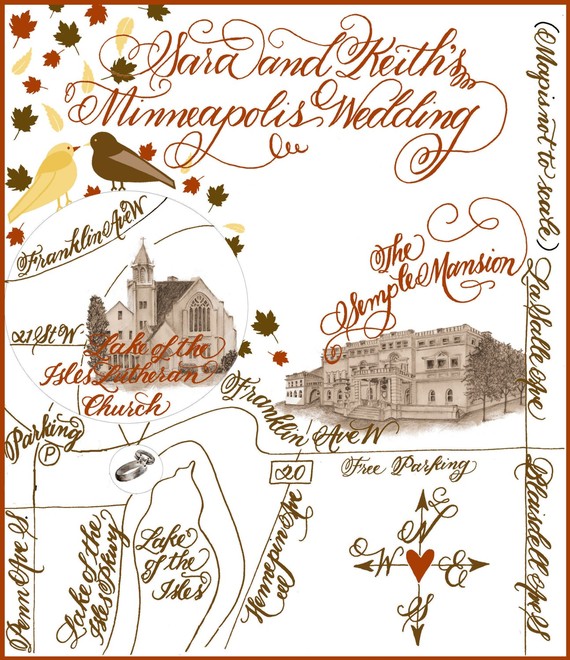  wedding program She sketched the chapel and it became the cover